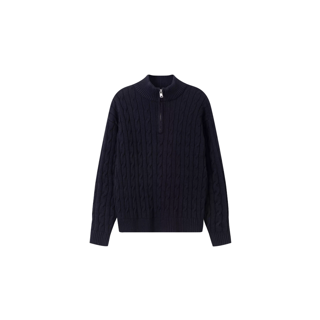 Half-Zip Knit Sweater
