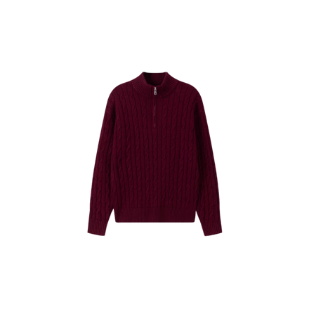 Half-Zip Knit Sweater