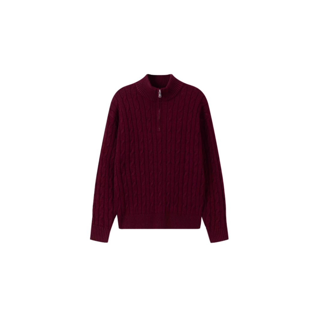 Half-Zip Knit Sweater