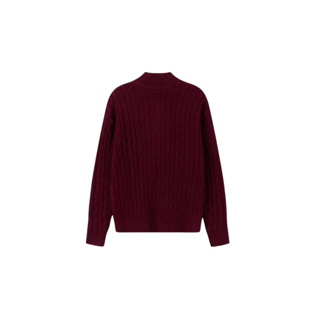 Half-Zip Knit Sweater